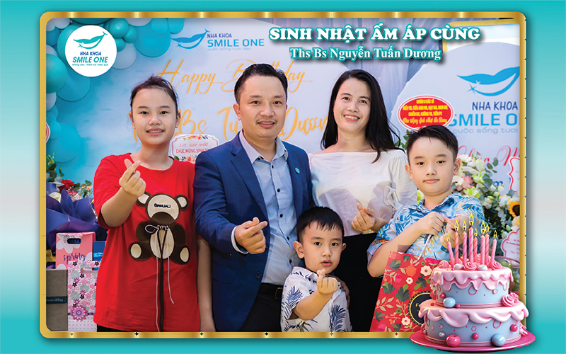 Sinh nhật ấm áp cùng Ths Bs Nguyễn Tuấn Dương – Giám đốc nha khoa Smile One